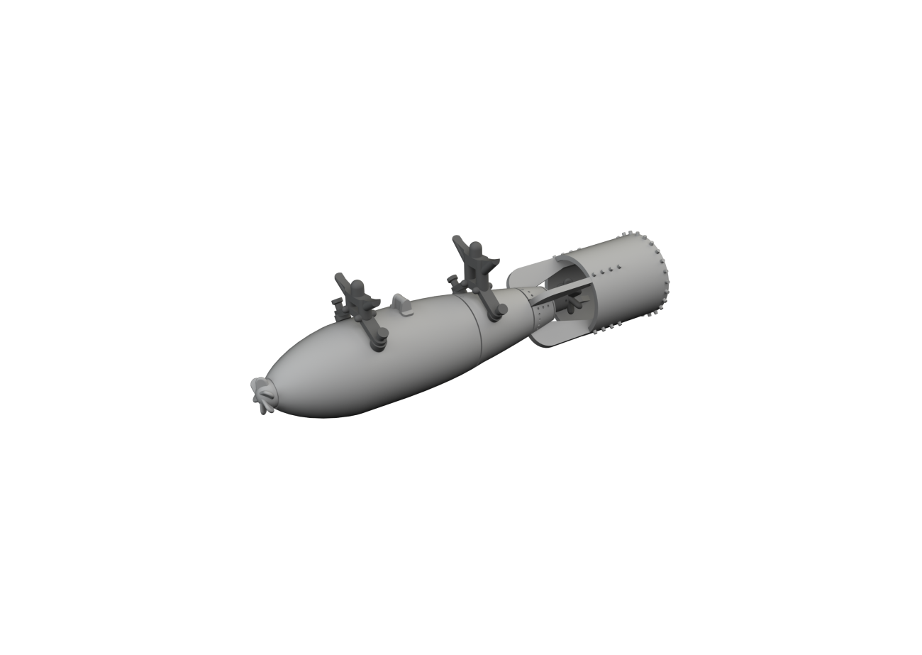 1:48 Curtiss P-40E Warhawk 250lb Mk.1 British bomb PRINT