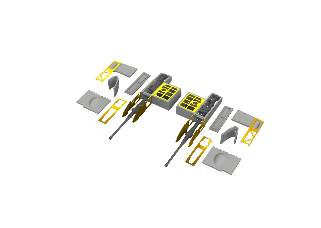 1:48 A6M5 Type 52 gun bays PRINT