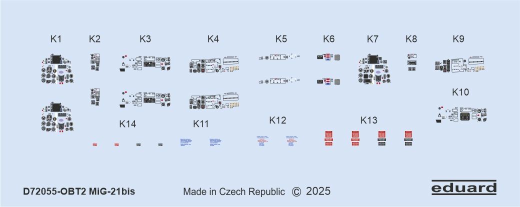 1:72 MiG-21bis stencils 