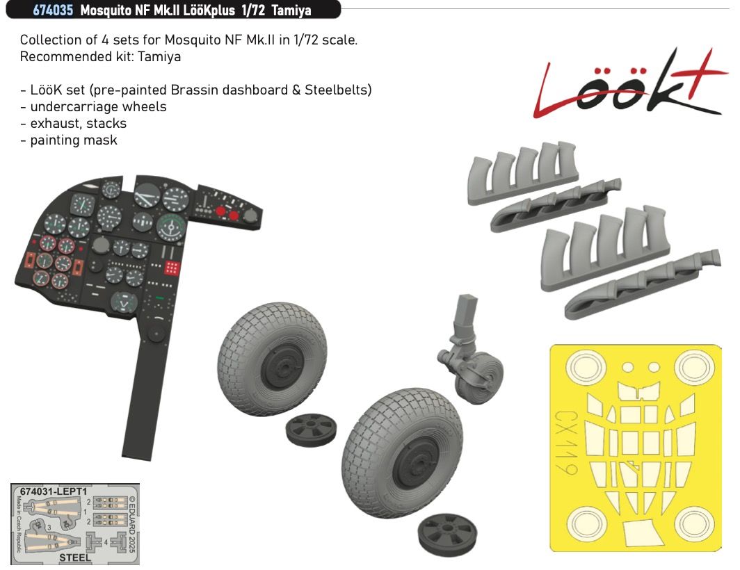 1:72 de Havilland Mosquito NF Mk.II LooKplus