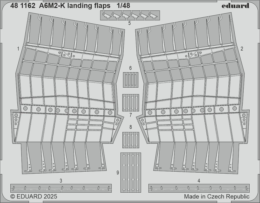 1:48 A6M2-K landing flaps