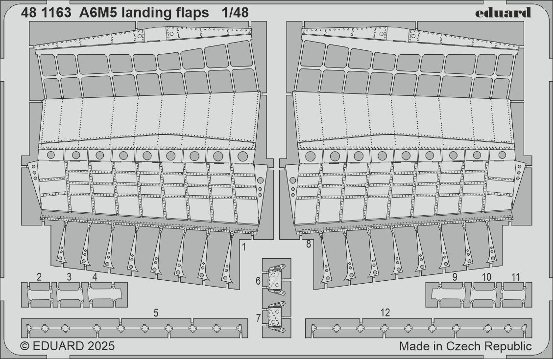 1:48 A6M5 landing flaps