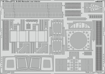 1:48 B-26G Marauder rear interior