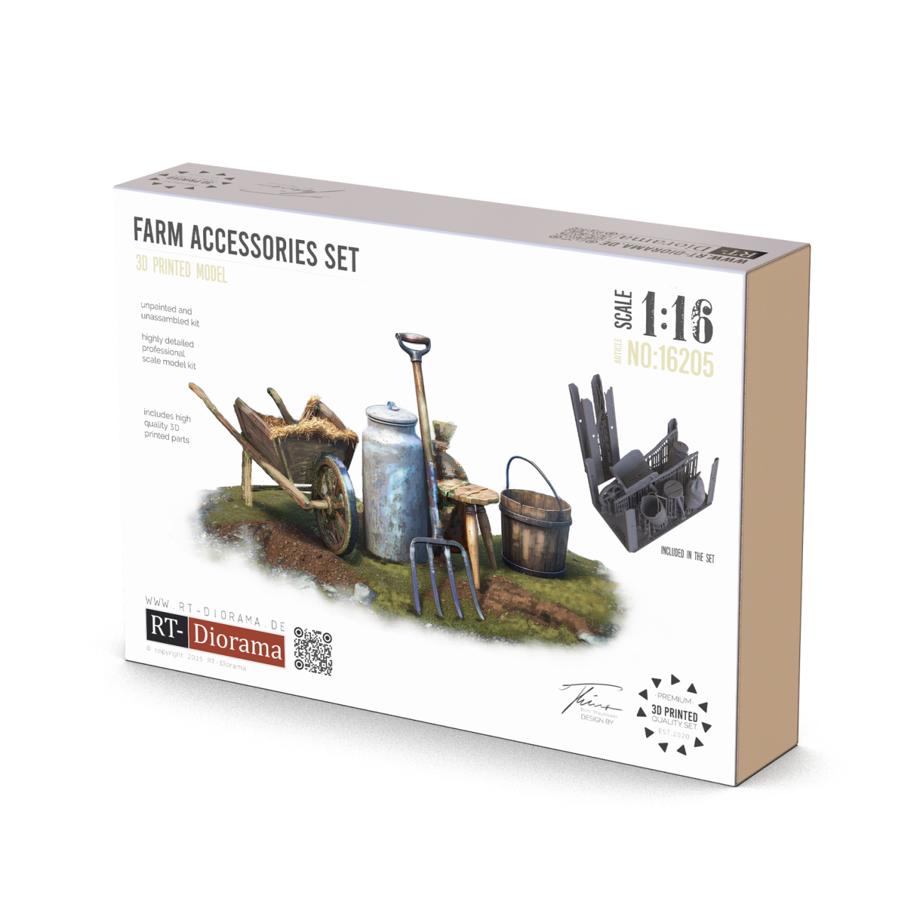 1:16 Farm Accessories Set