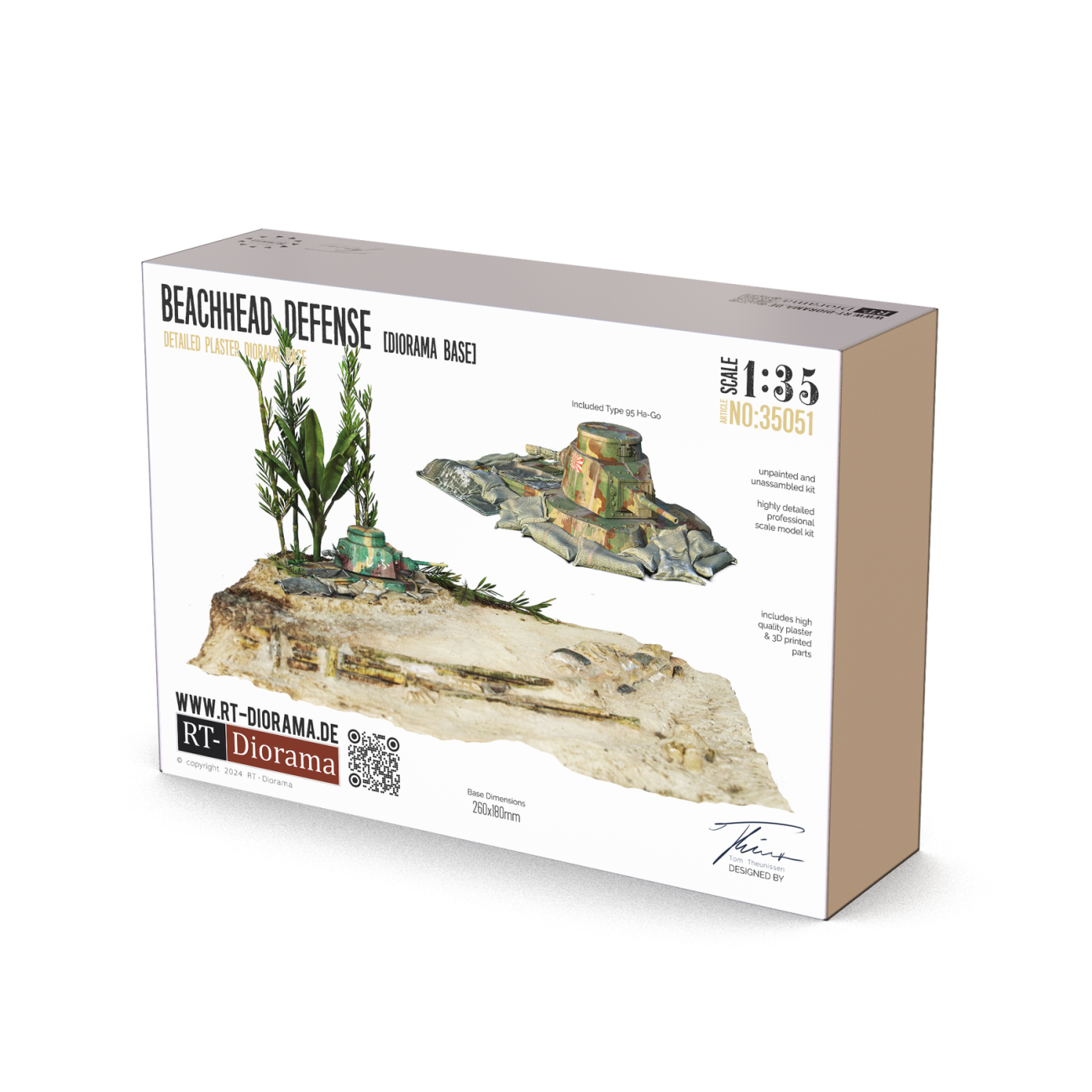 1:35 Beachhead Defense [Diorama Base] 