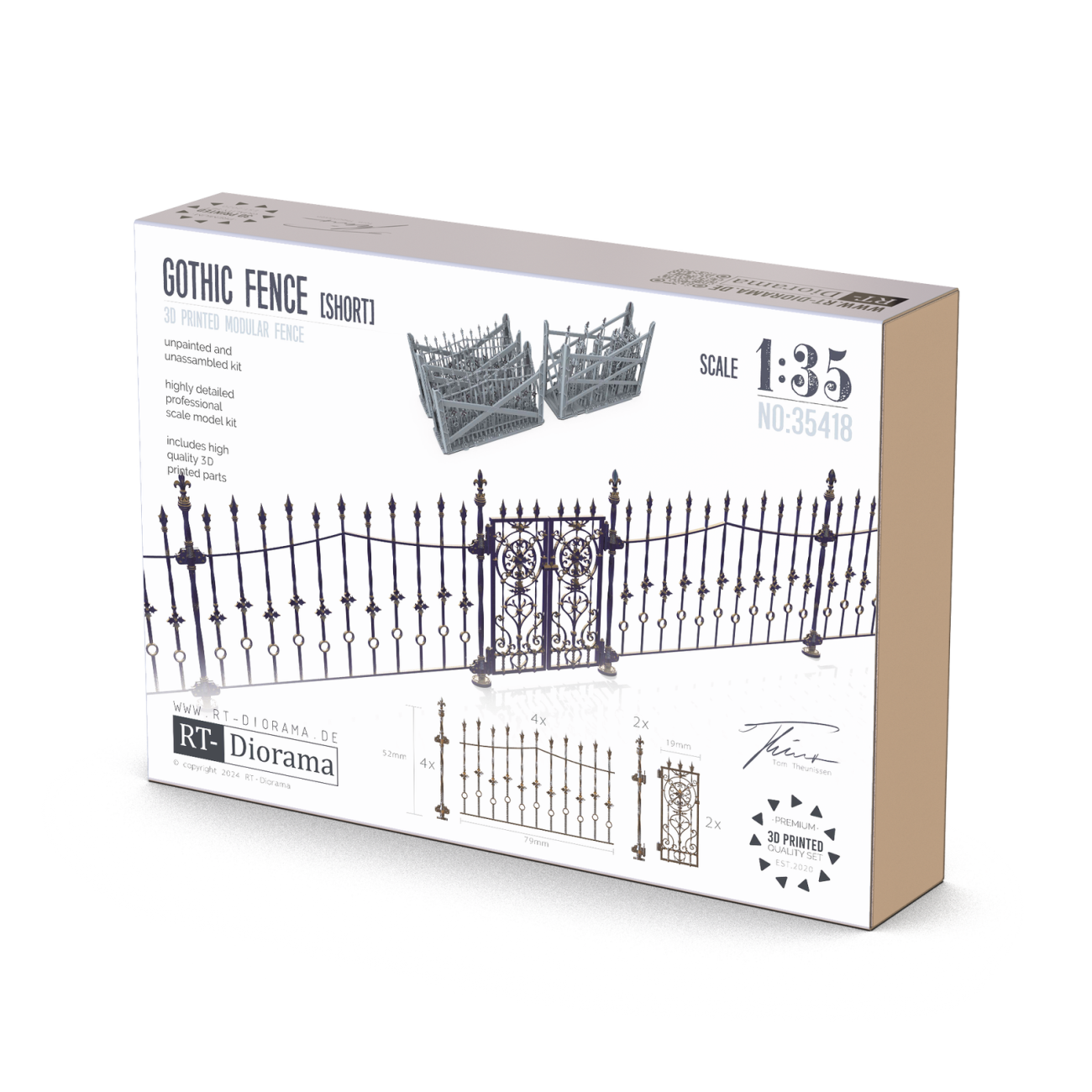 1:35 Gothic Fence (short)