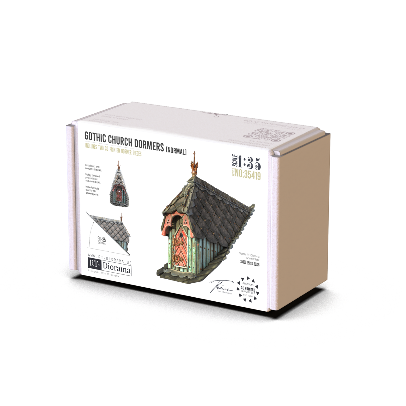 1:35 Gothic Church Dormers [Normal]