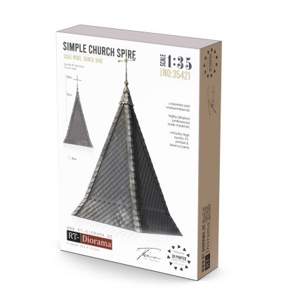 1:35 Simple Church Spire