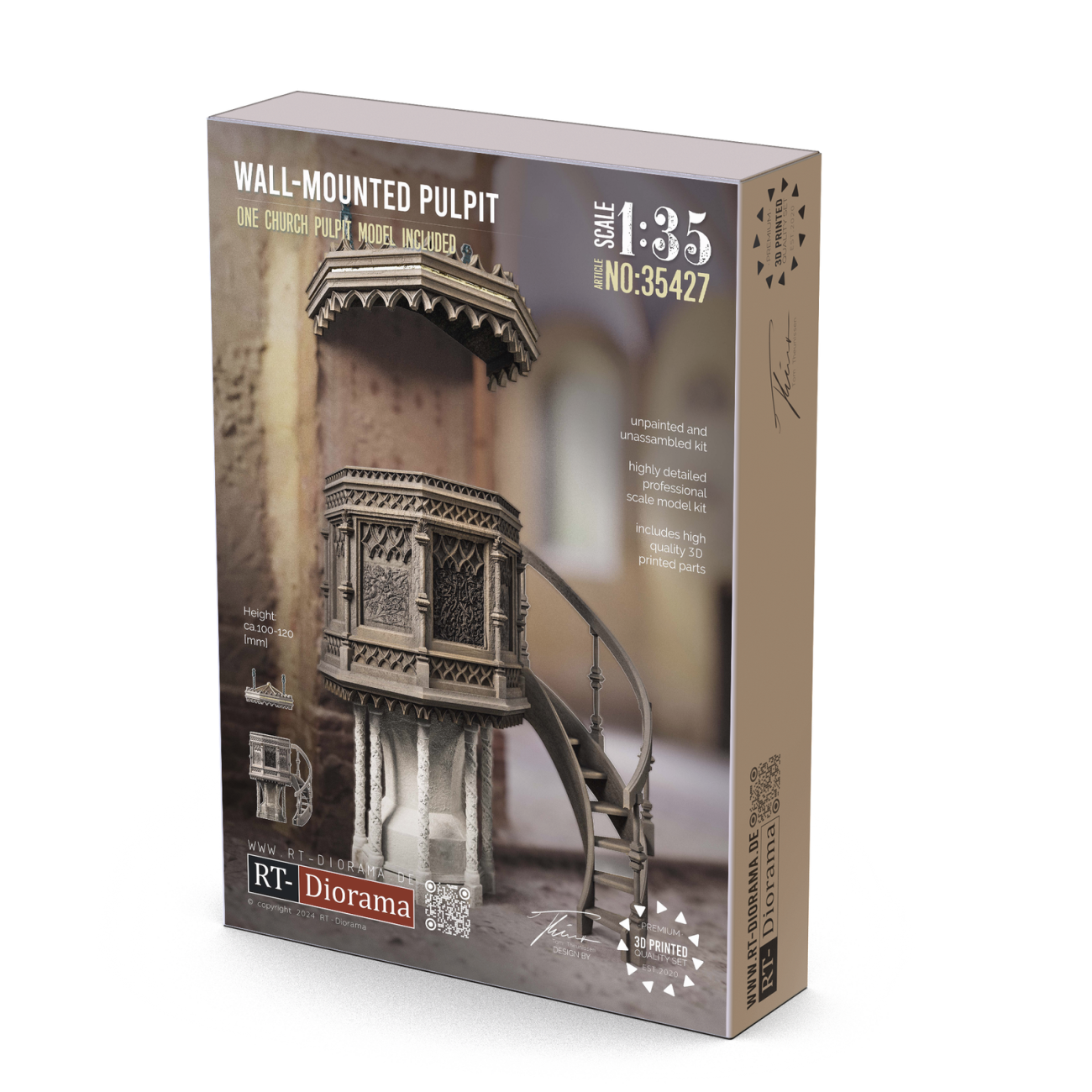 1:35 Wall-Mounted Pulpit