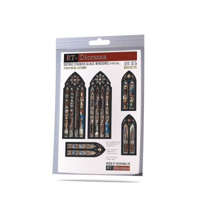 1:35 Gothic stained glass windows (Typ4)