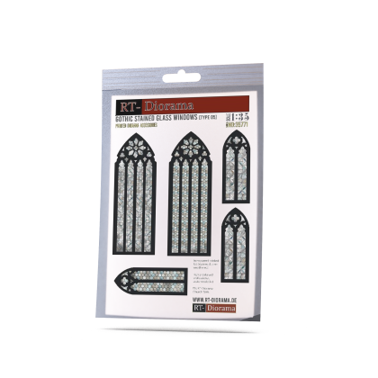 1:35 Gothic stained glass windows (Typ5)