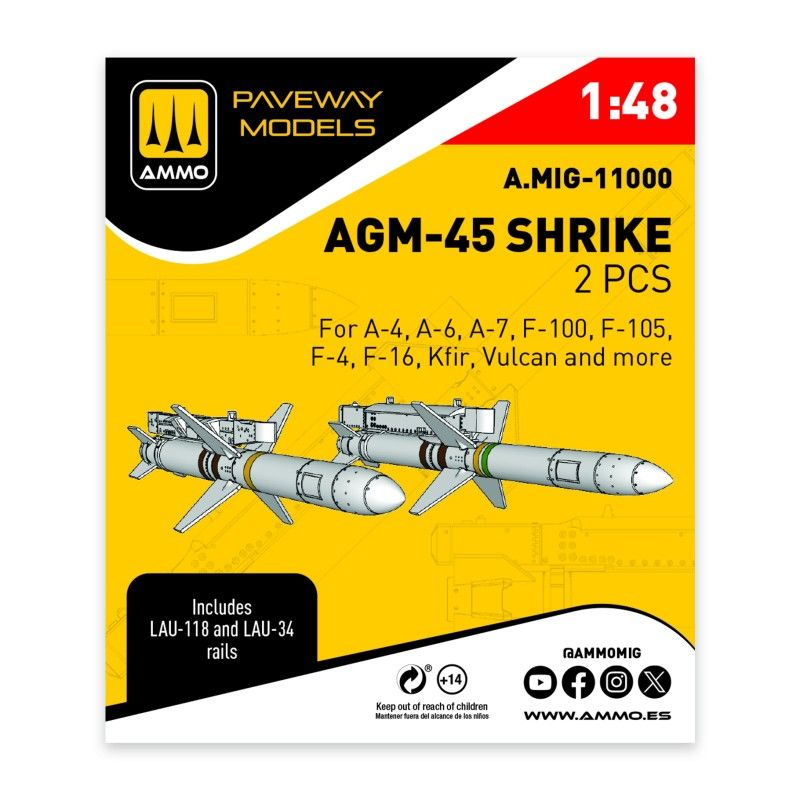 1:48 AGM-45 Shrike (2 pcs)