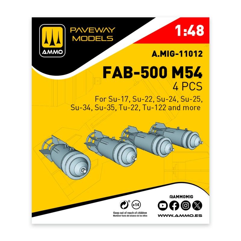 1:48 FAB-500 M54 (4 pcs)