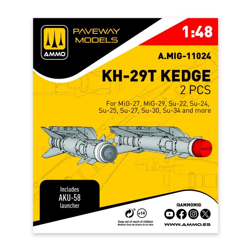 1:48 KH-29T Kedge (2 pcs)