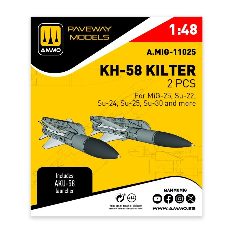 1:48 Kh-58 Kilter (2 pcs)