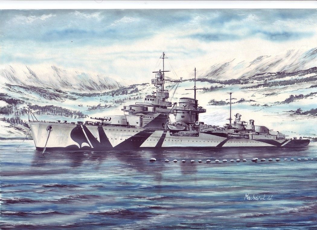 1:700 Light cruiser Nurnberg Germany 1943