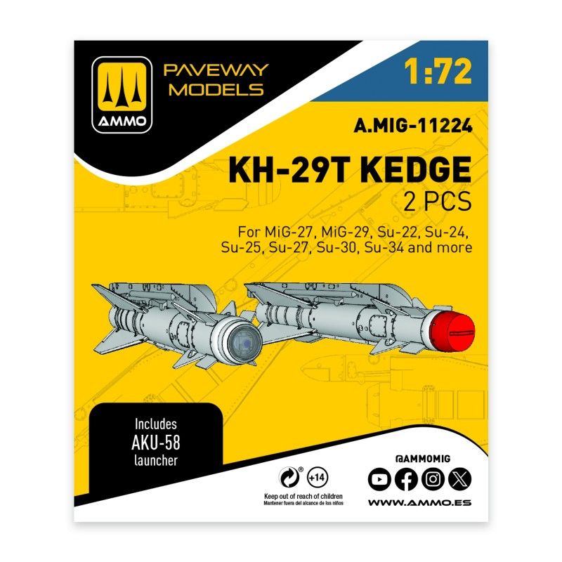 1:72 KH-29T Kedge (2 pcs)