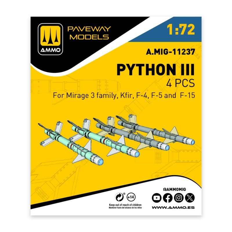 1:72 Python III (4 pcs)