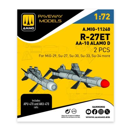 1:72 R-27ET - AA-10 Alamo D (2 pcs)