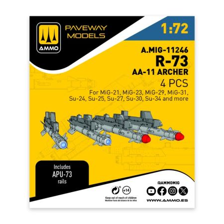 1:72 R-73 - AA-11 Archer (4 pcs)