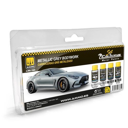 Cobra Motor Metallic Grey Bodyworks Set