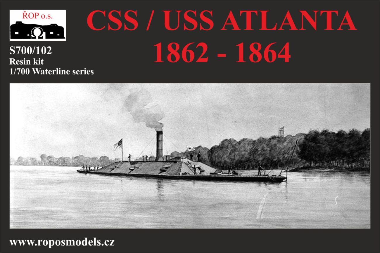 1:700 CSS/USS Atlanta 1862-1864