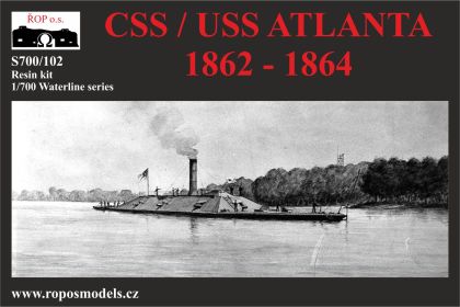 1:700 CSS/USS Atlanta 1862-1864