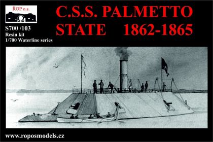 1:700 C.S.S. Palmetto state 1862-1865
