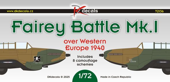 1:72 Fairey Battle Mk.I over Western Europe 1940