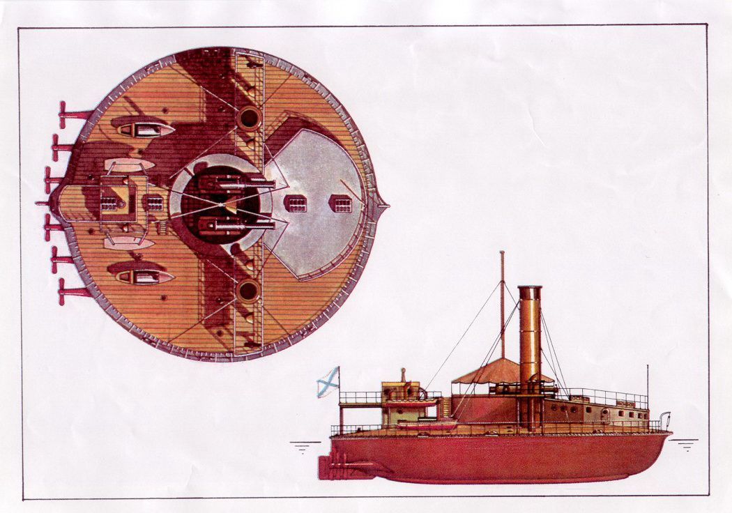 1:700 Battle ship Novgorod Russia 1873