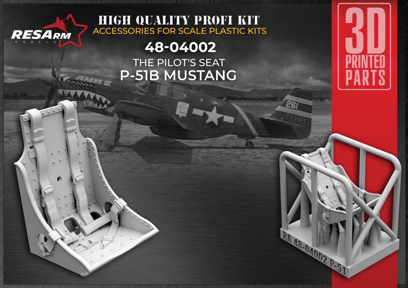 1:48 P-51 B/C Mustang - Pilot's seat.1