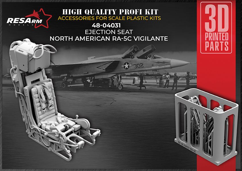 1:48 NORTH AMERICAN RA 5C VIGILANTE catapult seat