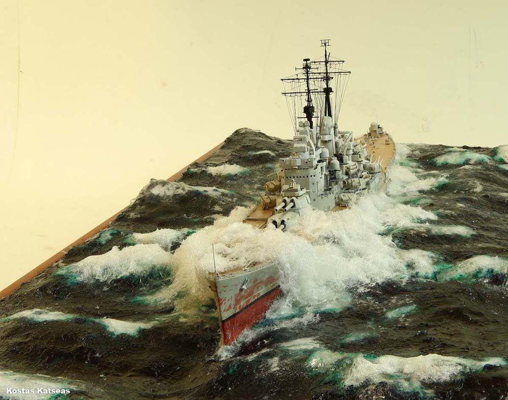 1:700 Battle ship HMS Vanguard 1945