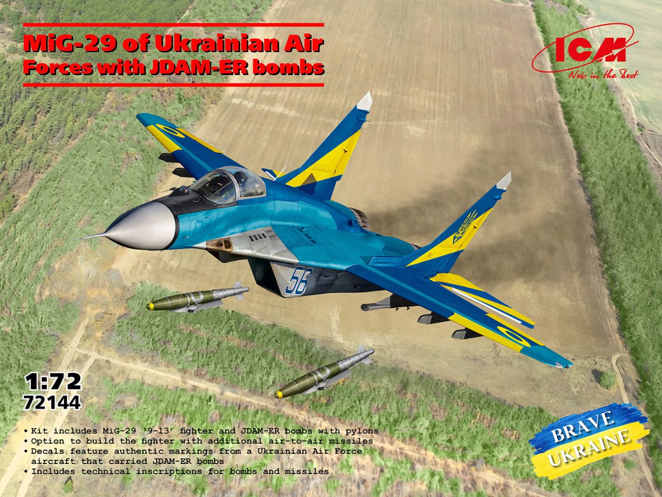 1:72 MiG-29 with JDAM-ER bombs