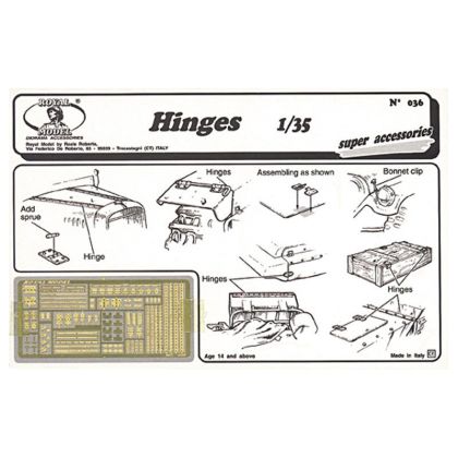 1:35 Hinges
