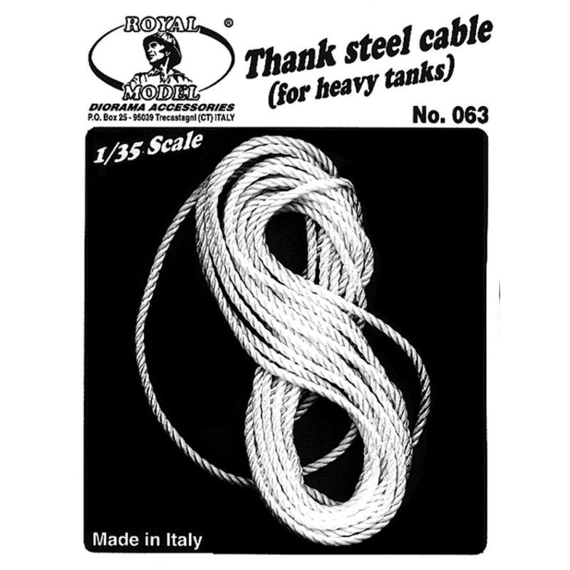1:35 Tank steel cables (for heavy tanks)