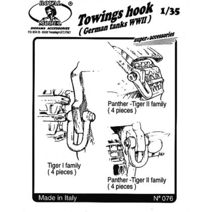 1:35 Towings hook German tank