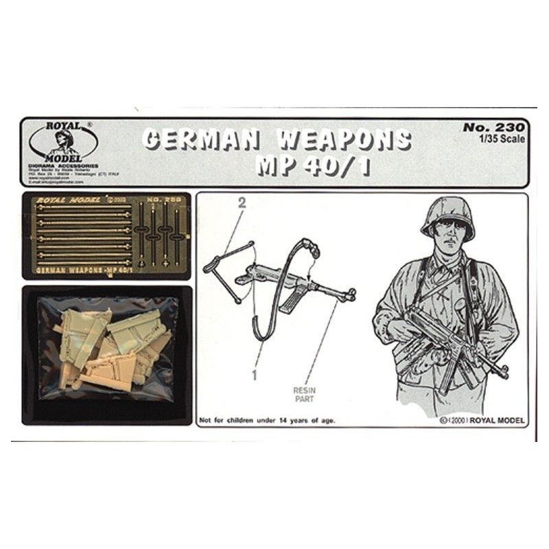 1:35 German weapons - MP40/1