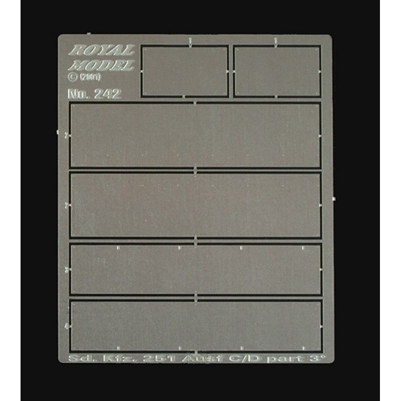 1:35 Sd. 251 C/D Interior Armour Plates