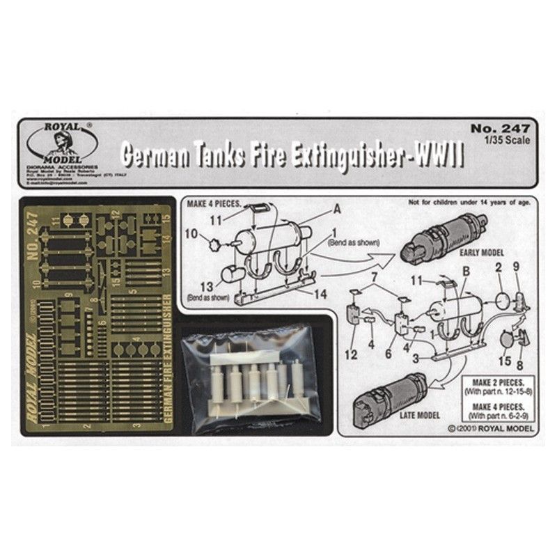 1:35 German tank fire extiguisher