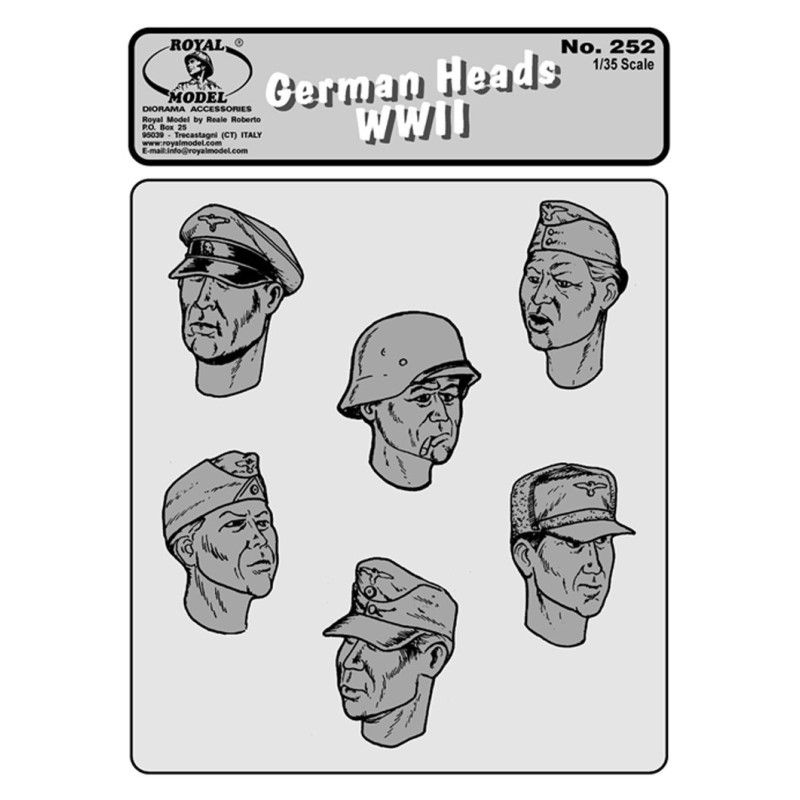 1:35 German heads WWII n.1