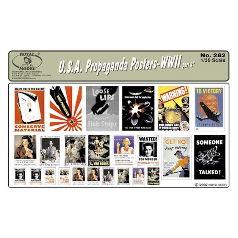 1:35 U.S.A. Propaganda Posters part 2° - WWII