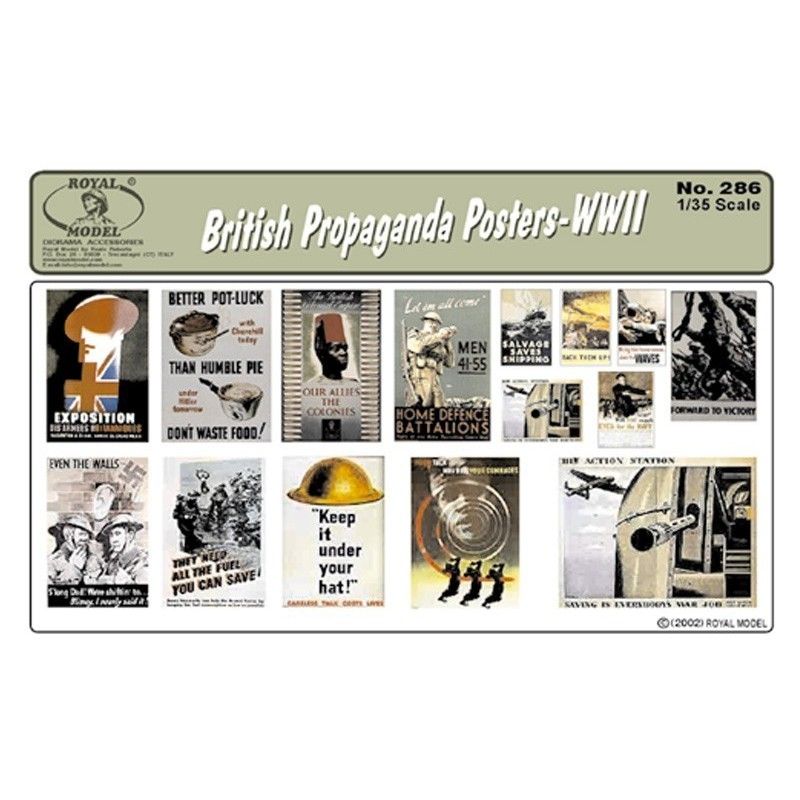 1:35 British Propaganda Posters-WWII