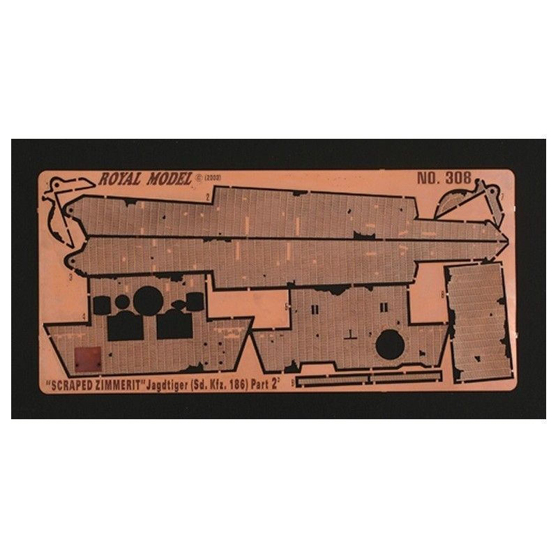 1:35 Scraped Zimmerit Jagdtiger - Part 2