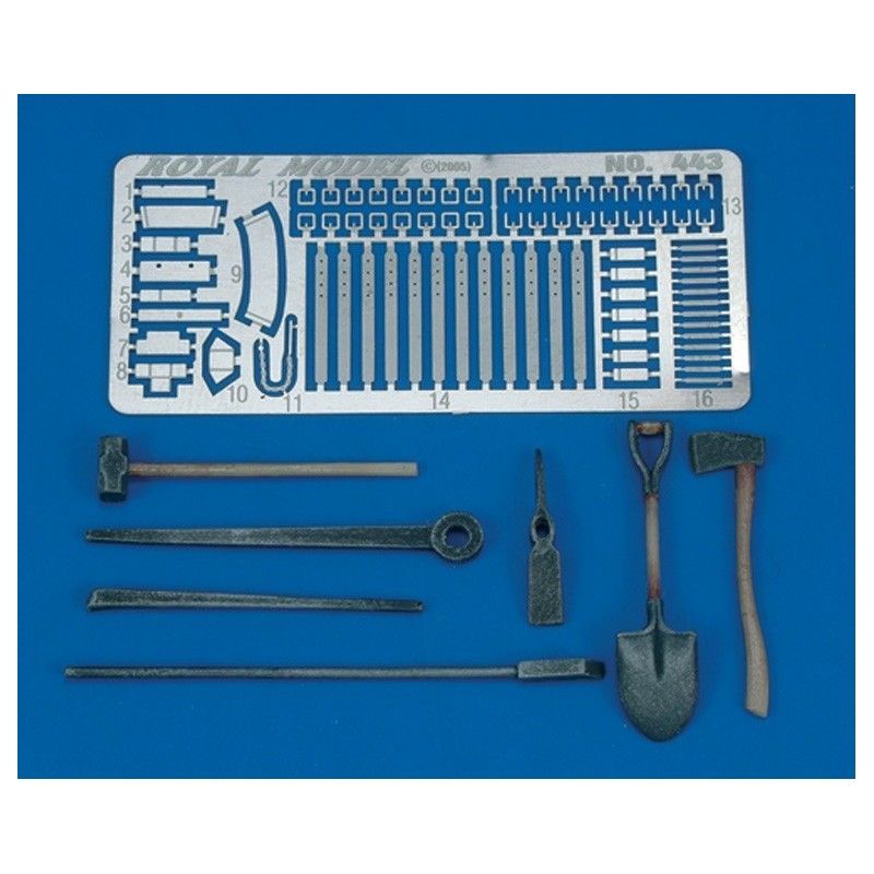 1:35 U.S.tanks Tools & Holders - WWII