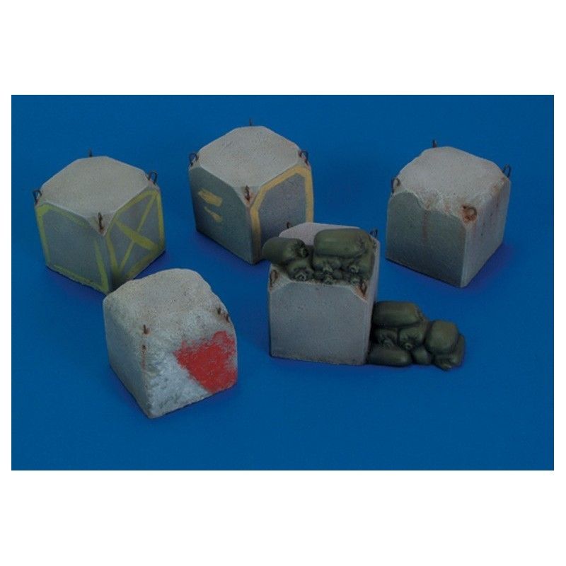 1:35 Israeli Concrete Roadblock set