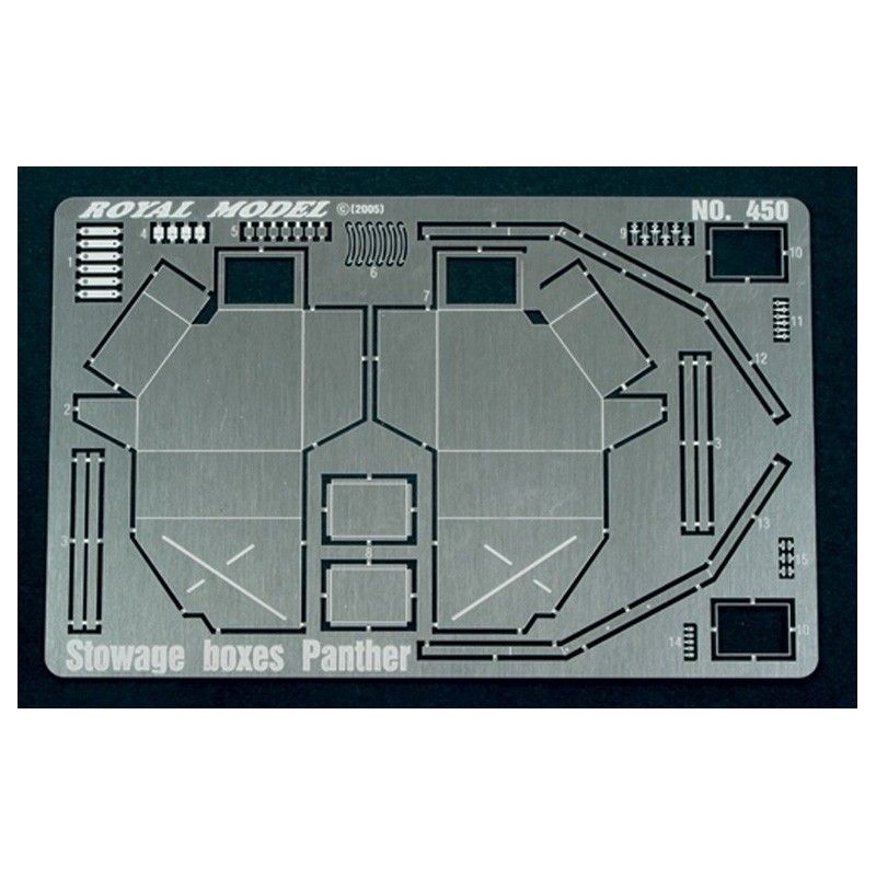 1:35 Stowage Boxes Panther & Jagdpanther