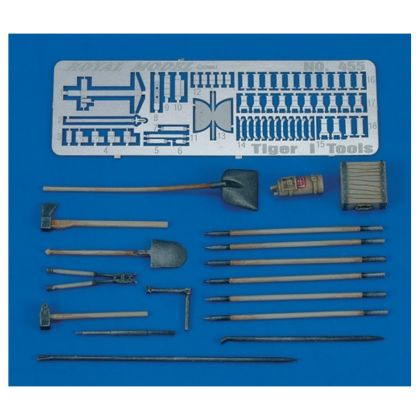 1:35 Tiger I Tools & Holders - WWII