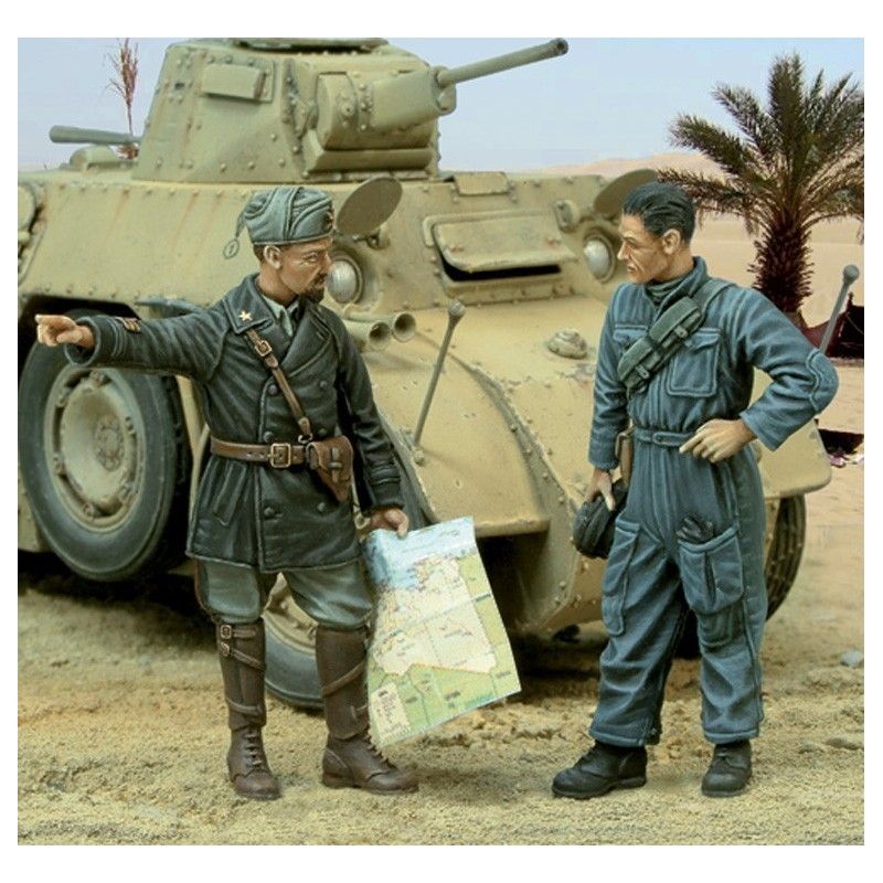 1:35 Italian Captain and tanker - WWII