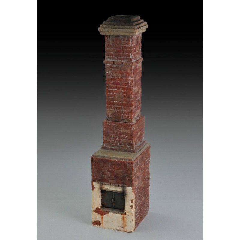 1:35 Russian house fireplace & chimney